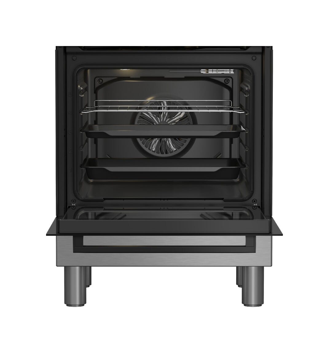 Beko FBE62310GX Cucina da accosto cm. 60 - 4 fuochi gas + 1 forno elettrico - inox