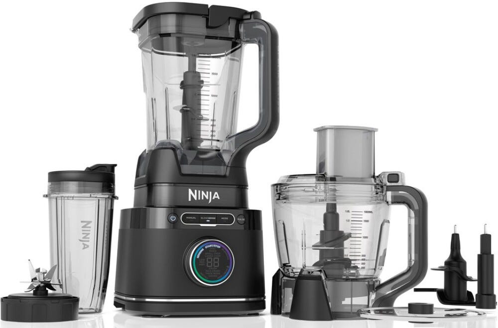 Ninja TB401EU Detect Robot da cucina multifunzione ad alta potenza 2.1 l. - nero