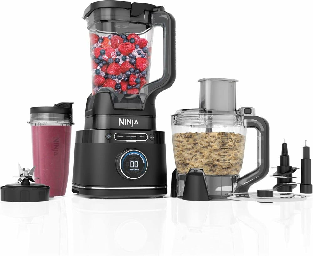 Ninja TB401EU Detect Robot da cucina multifunzione ad alta potenza 2.1 l. - nero