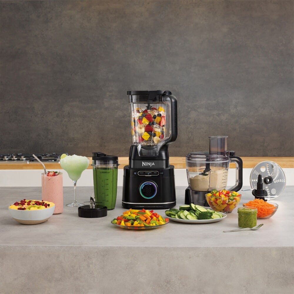 Ninja TB401EU Detect Robot da cucina multifunzione ad alta potenza 2.1 l. - nero