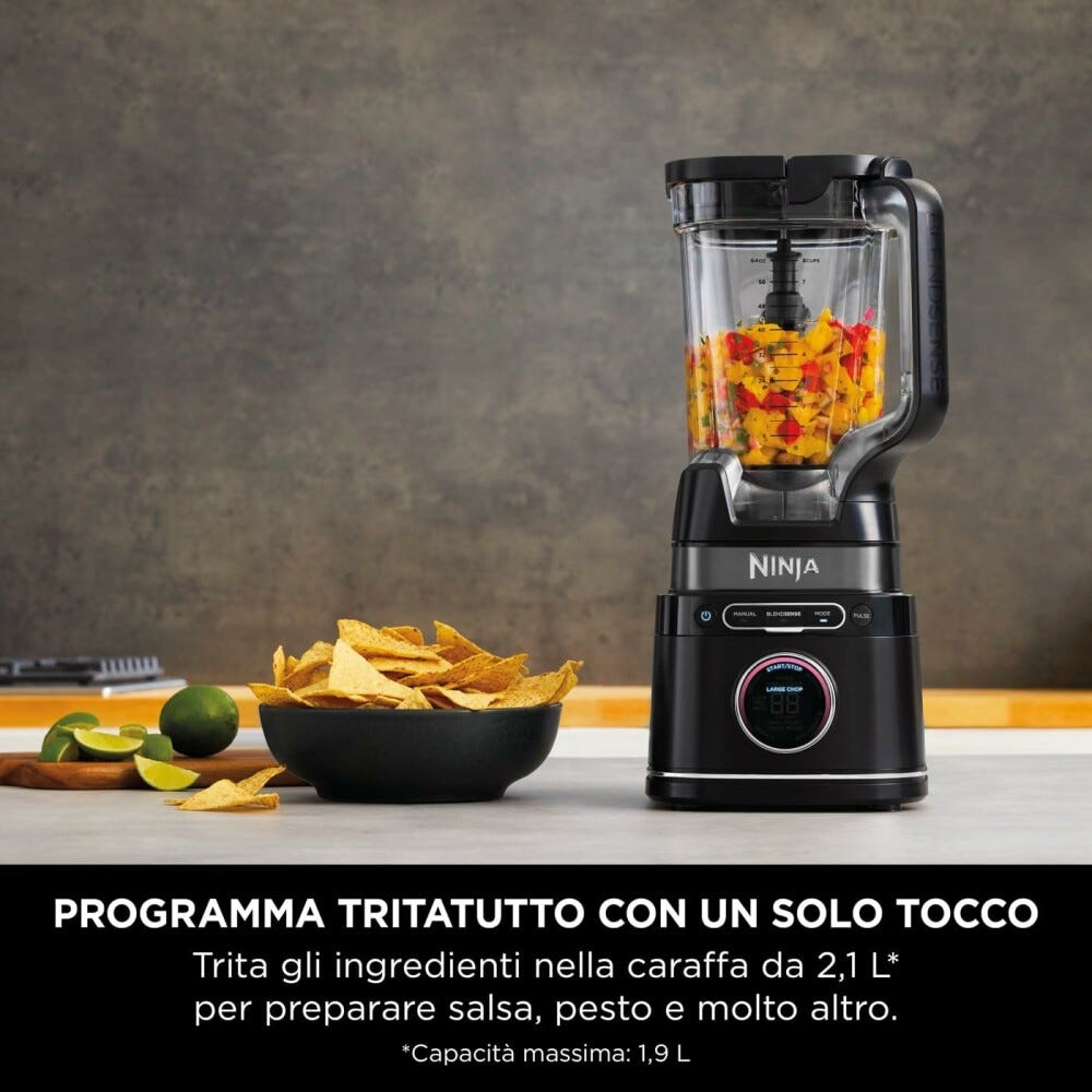 Ninja TB401EU Detect Robot da cucina multifunzione ad alta potenza 2.1 l. - nero