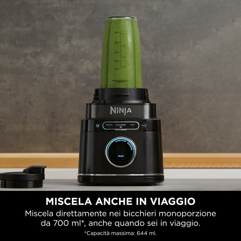 Ninja TB401EU Detect Robot da cucina multifunzione ad alta potenza 2.1 l. - nero