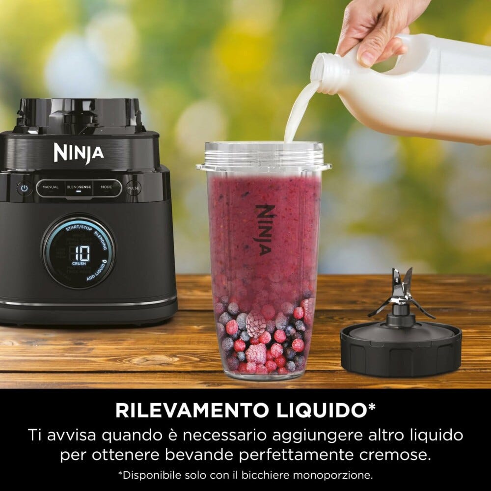 Ninja TB401EU Detect Robot da cucina multifunzione ad alta potenza 2.1 l. - nero
