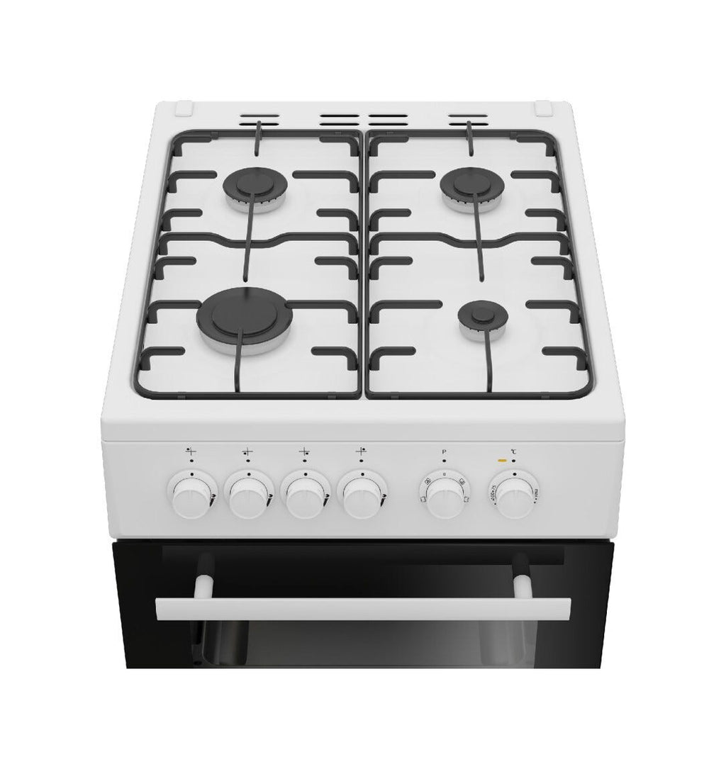 Beko FSE52029DWD Cucina da accosto cm. 50 - 4 fuochi gas + 1 forno elettrico - bianco