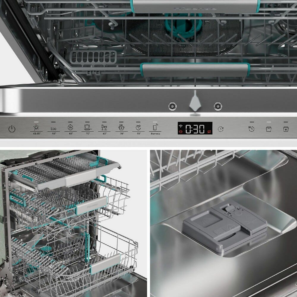 Hisense HV673A65 Lavastoviglie integrata totale cm. 60 - 16 coperti