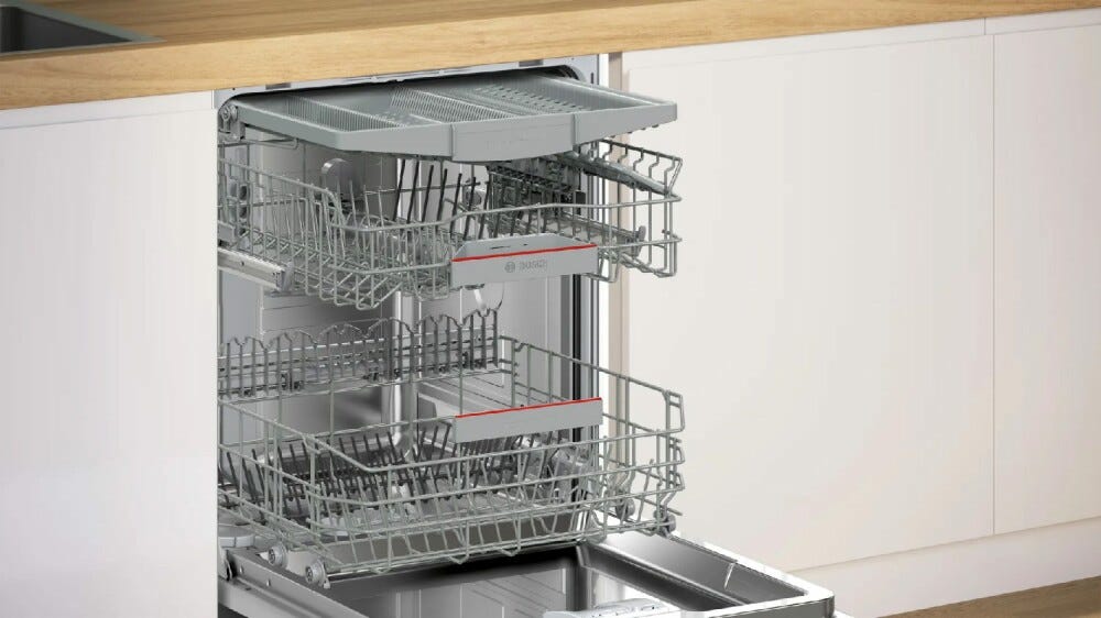 Bosch SMH4ECX28E 4 Lavastoviglie slim integrata totale cm. 60 - 14 coperti - cerniere sliding