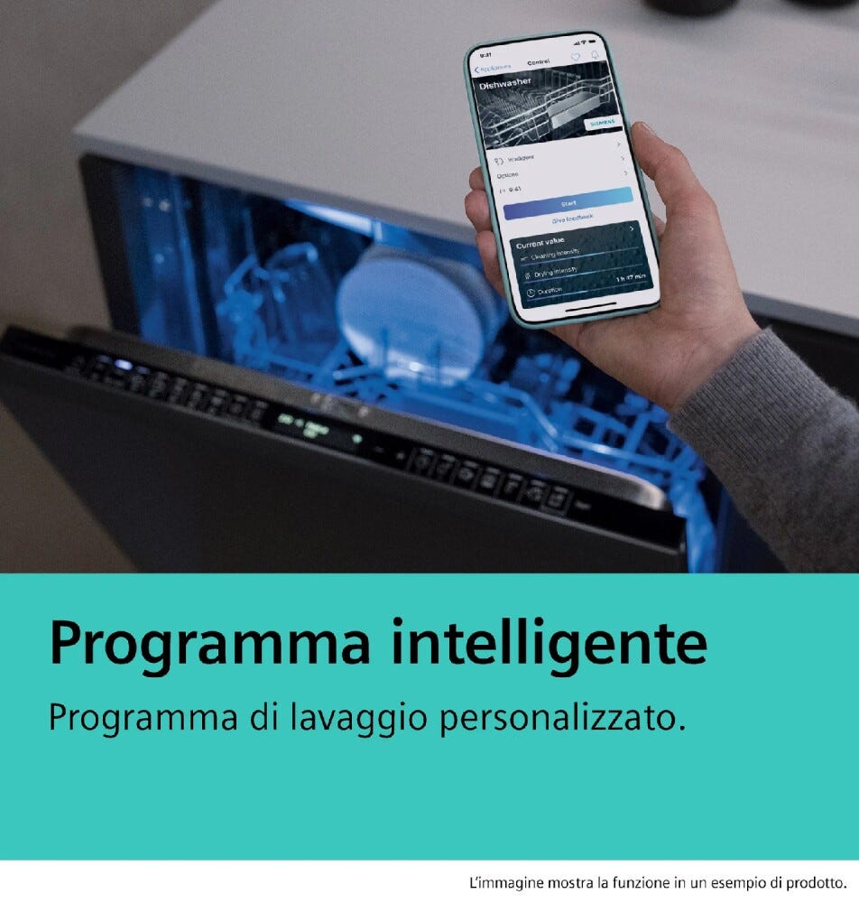 Siemens SX87TX02CE iQ700 Lavastoviglie integrata totale cm. 60 - 14 coperti