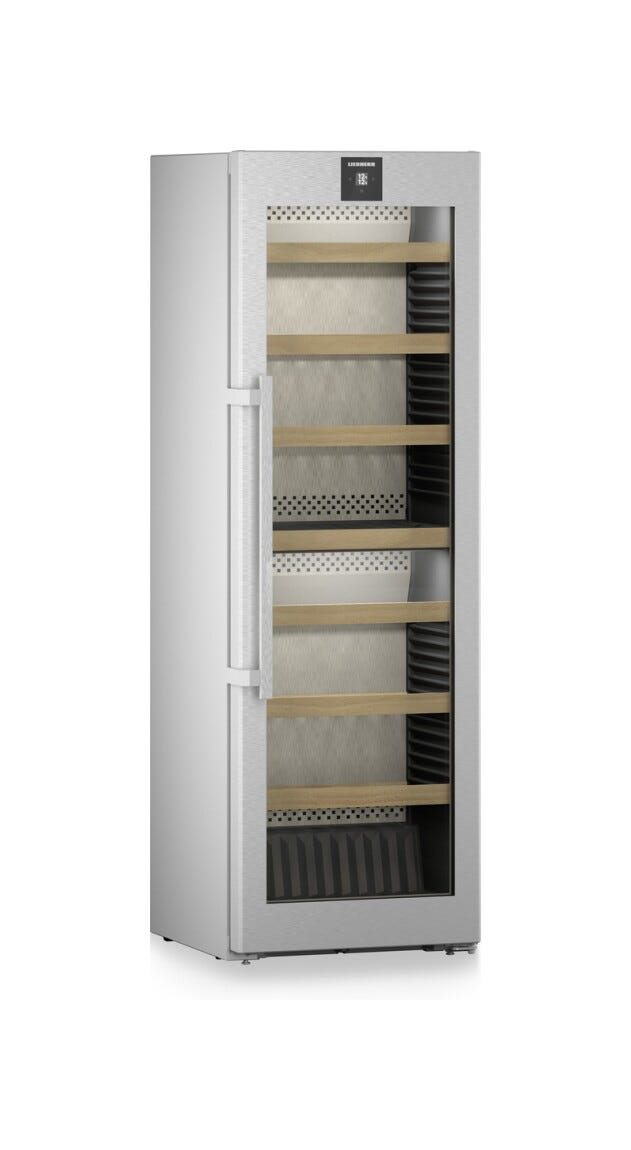 Liebherr WPsd525220 Vinidor Cantina vini a libera installazione cm. 60 - 155 bottiglie - acciaio inox