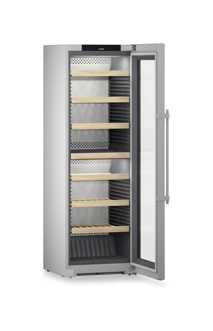 Liebherr WPsd525220 Vinidor Cantina vini a libera installazione cm. 60 - 155 bottiglie - acciaio inox