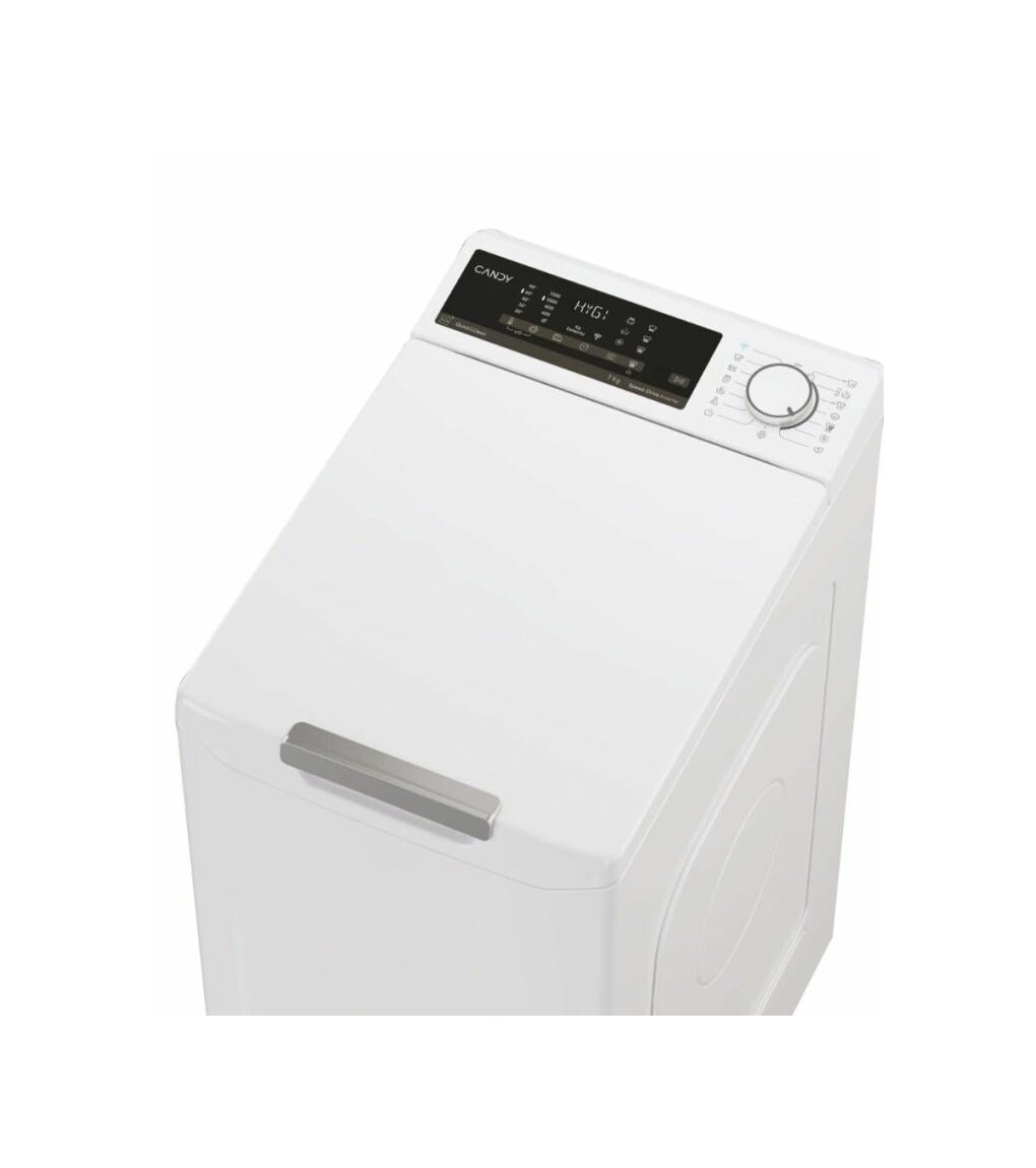 Candy TCA274TM4-S ProWash 500 Lavatrice a carica dall'alto cm. 41 - capacità 7 kg - bianco