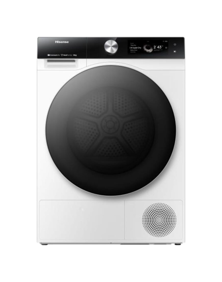 Hisense DH7S107BW Asciugatrice cm. 60 - capacità 10 kg - bianco