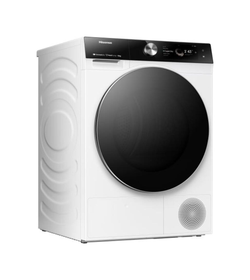 Hisense DH7S107BW Asciugatrice cm. 60 - capacità 10 kg - bianco