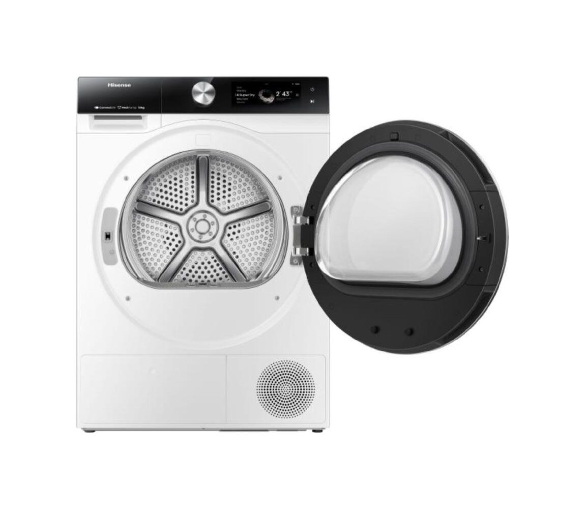 Hisense DH7S107BW Asciugatrice cm. 60 - capacità 10 kg - bianco