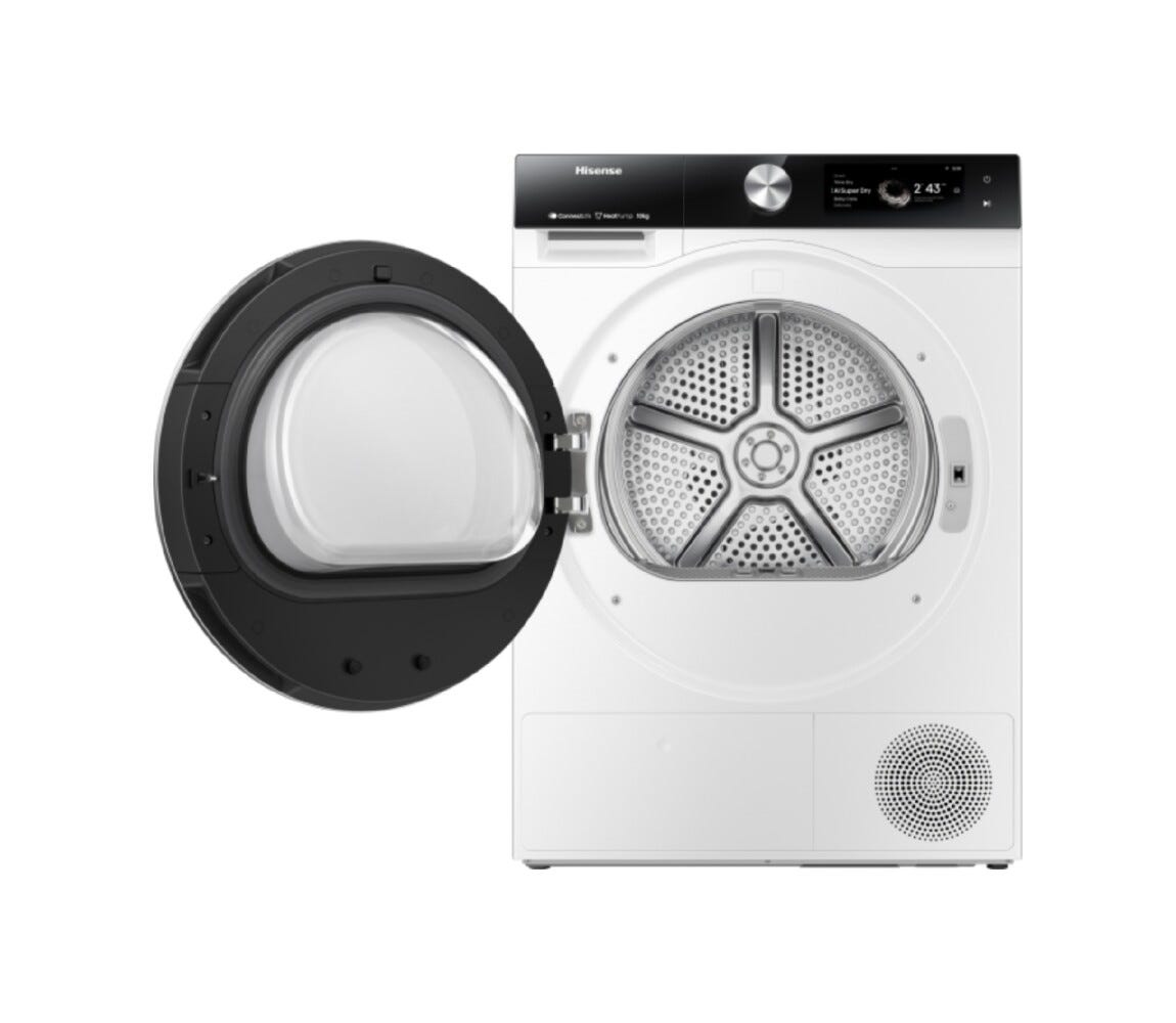 Hisense DH7S107BW Asciugatrice cm. 60 - capacità 10 kg - bianco