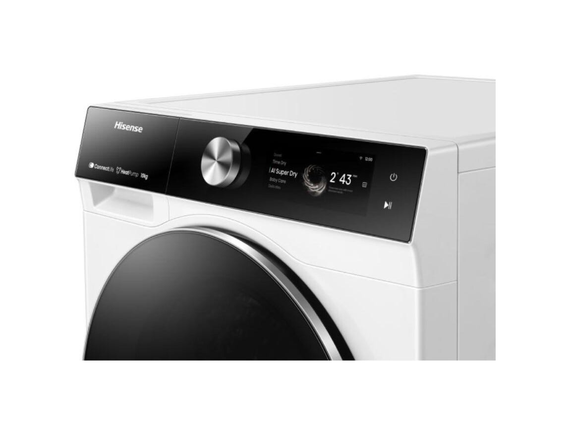 Hisense DH7S107BW Asciugatrice cm. 60 - capacità 10 kg - bianco
