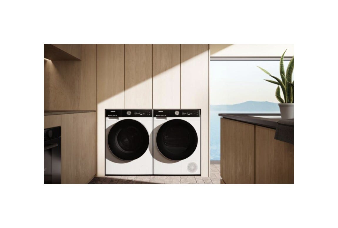 Hisense DH7S107BW Asciugatrice cm. 60 - capacità 10 kg - bianco