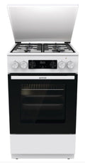 Gorenje GK5C63WH Cucina da accosto cm. 50 - 4 zone a gas + 1 forno elettrico - bianco