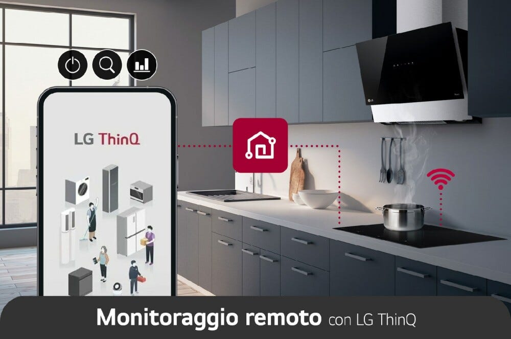 LG CI7Z2437BA Piano cottura a induzione cm. 60 - vetroceramica nero