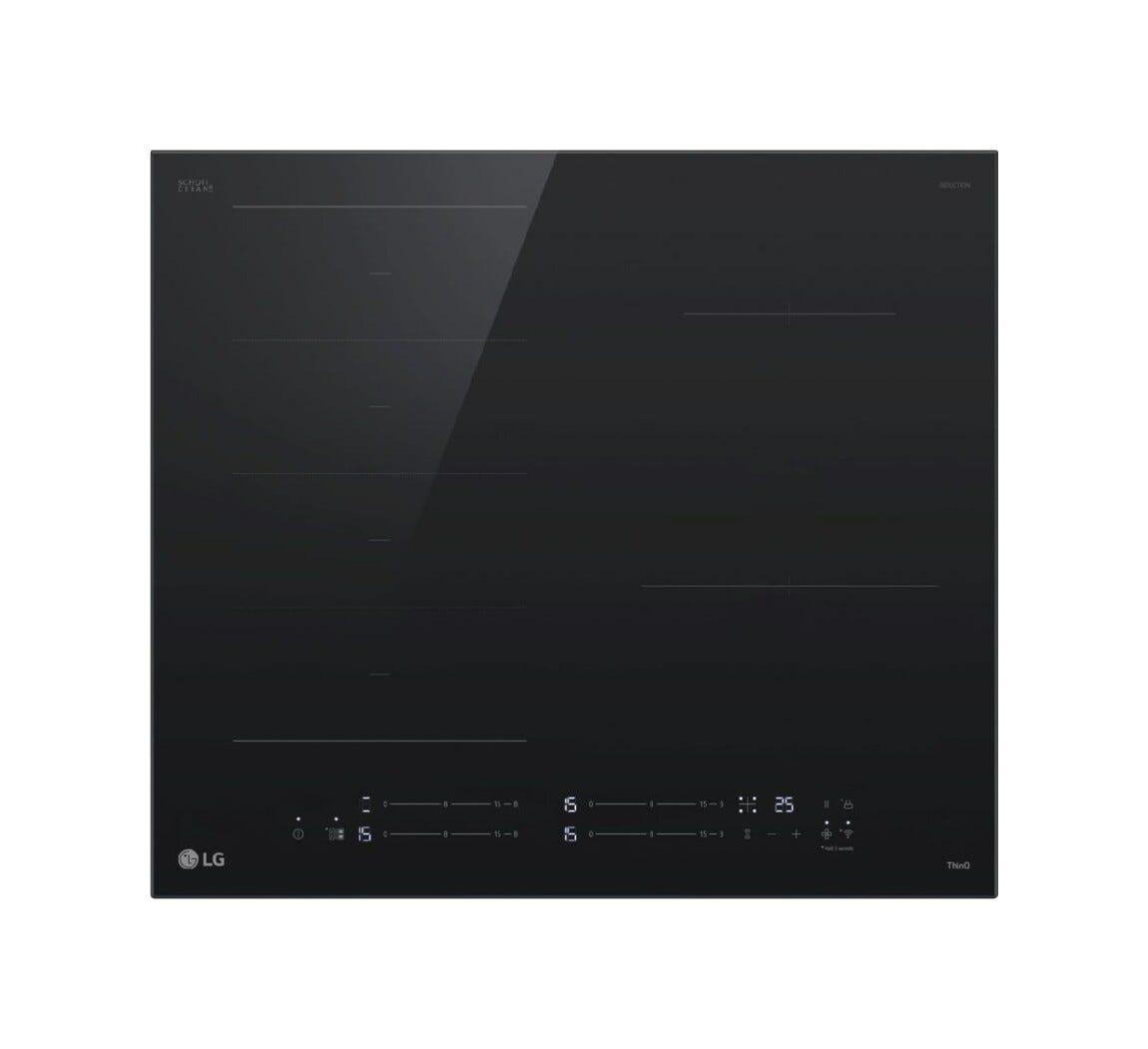 LG CI7Z2435BA Piano cottura a induzione cm. 60 - vetroceramica nero