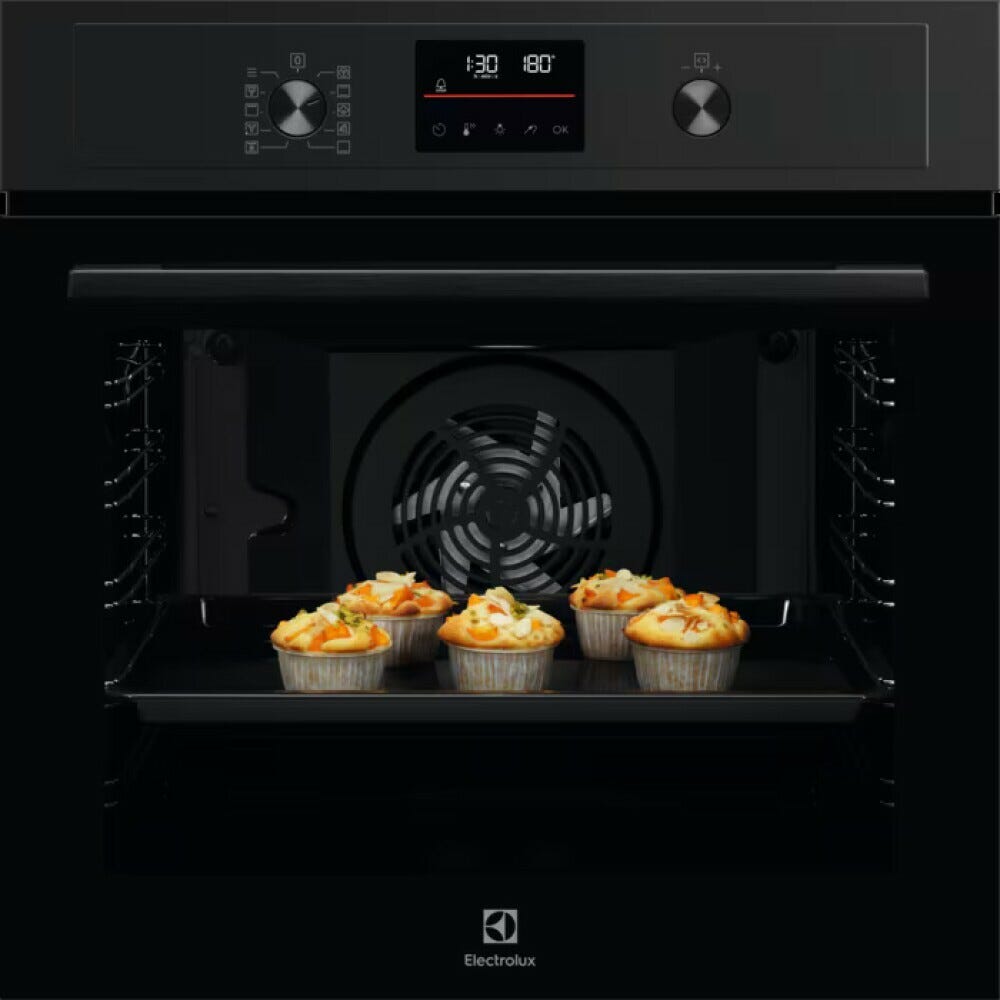 Electrolux OUTLET EOD4P57H Forno combinato a vapore cm. 60 - nero - ARTICOLO NUOVO CON GRAFFIO SU FRONTALINO, LEGGERMENTE DISALLINEATO E CON LEGGERO DIFETTO INTERNO PORTA (vedi foto)