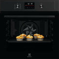 Electrolux OUTLET EOD4P57H Forno combinato a vapore cm. 60 - nero - ARTICOLO NUOVO CON GRAFFIO SU FRONTALINO, LEGGERMENTE DISALLINEATO E CON LEGGERO DIFETTO INTERNO PORTA (vedi foto)