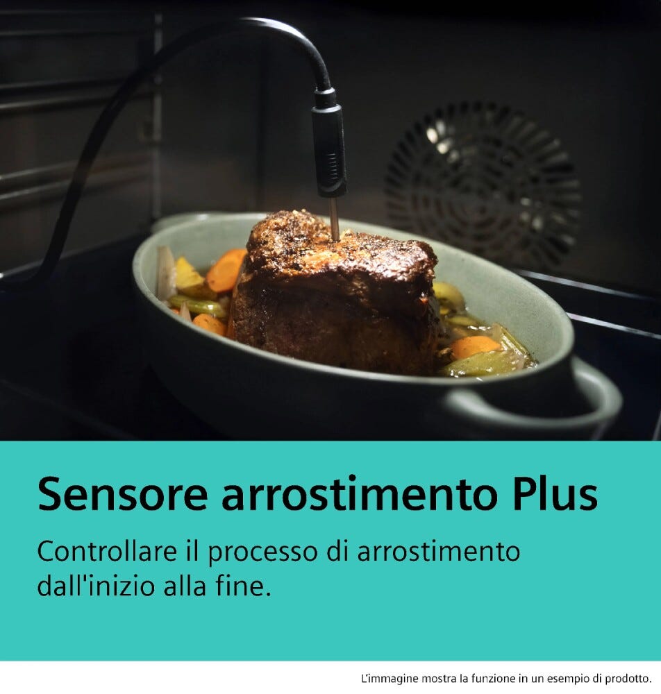 Siemens HR776G3B1 iQ700 Forno combinato a vapore cm. 60 - nero