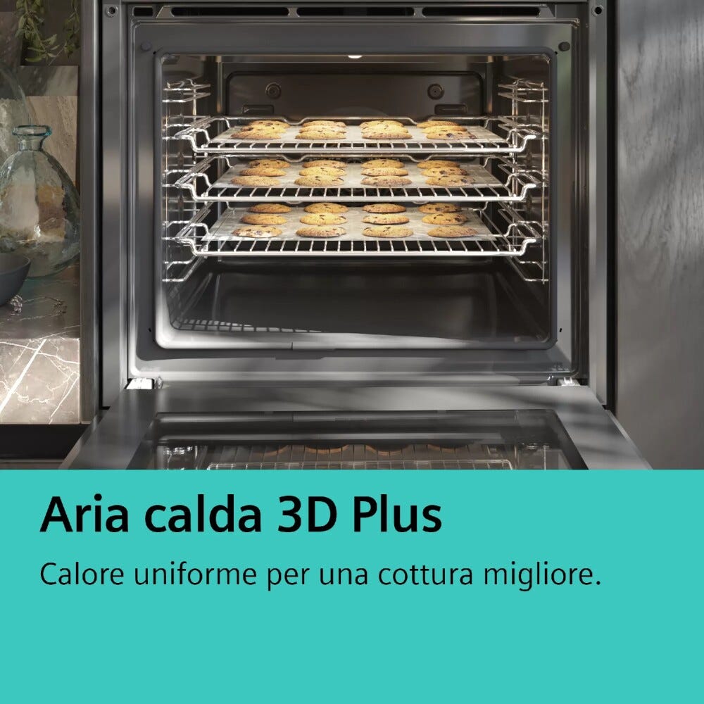 Siemens HR776G3B1 iQ700 Forno combinato a vapore cm. 60 - nero