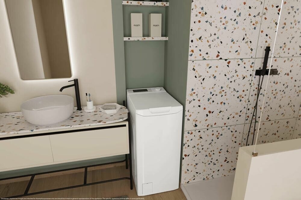 Candy TCA063D3-S ProWash 300 Lavatrice a carica dall'alto cm. 41 - capacità 6 kg - bianco