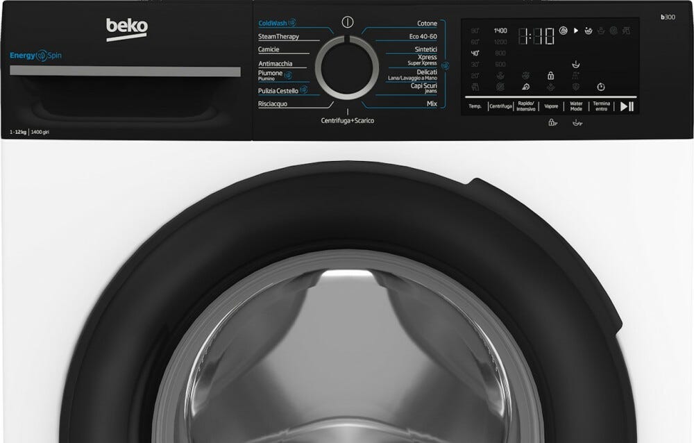 Beko BMGWT41241B Lavatrice cm. 60 - capacità 12 kg - bianco