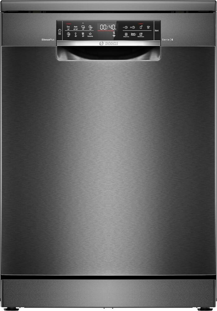 Bosch SMS6ECC12E 6 Lavastoviglie a libera installazione cm. 60 - 14 coperti - inox spazzolato antimpronta