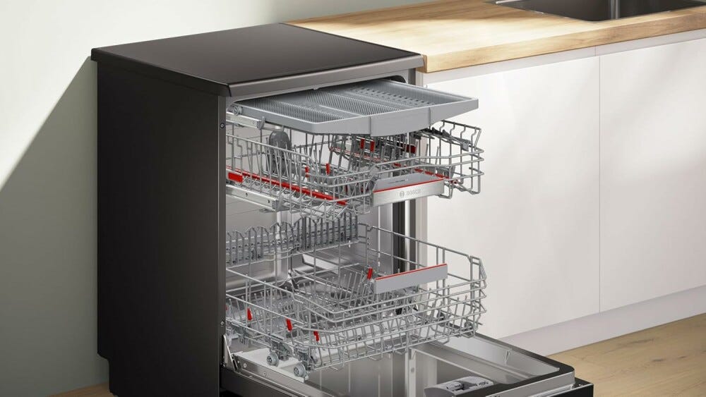 Bosch SMS6ECC12E 6 Lavastoviglie a libera installazione cm. 60 - 14 coperti - inox spazzolato antimpronta