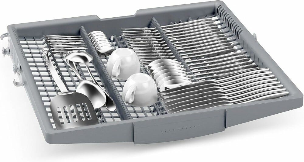 Bosch SMS6ECC12E 6 Lavastoviglie a libera installazione cm. 60 - 14 coperti - inox spazzolato antimpronta