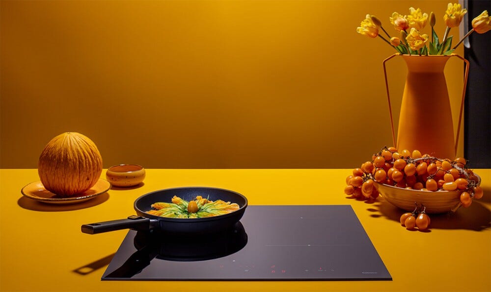 Falmec Induzione 58 cm COOKING SYSTEM Piano cottura a induzione cm 58 - vetroceramica nero lucido