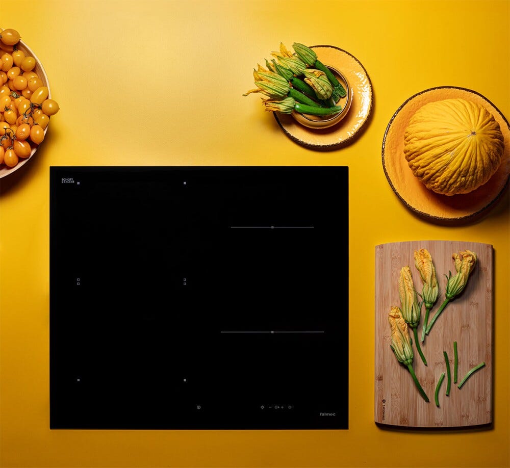 Falmec Induzione 58 cm COOKING SYSTEM Piano cottura a induzione cm 58 - vetroceramica nero lucido