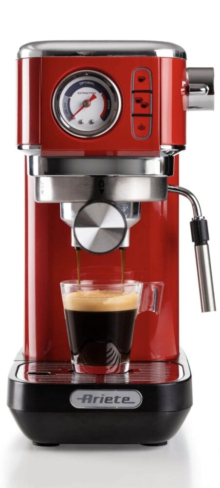 Ariete 1381/33 Macchina per caffè automatica - rosso