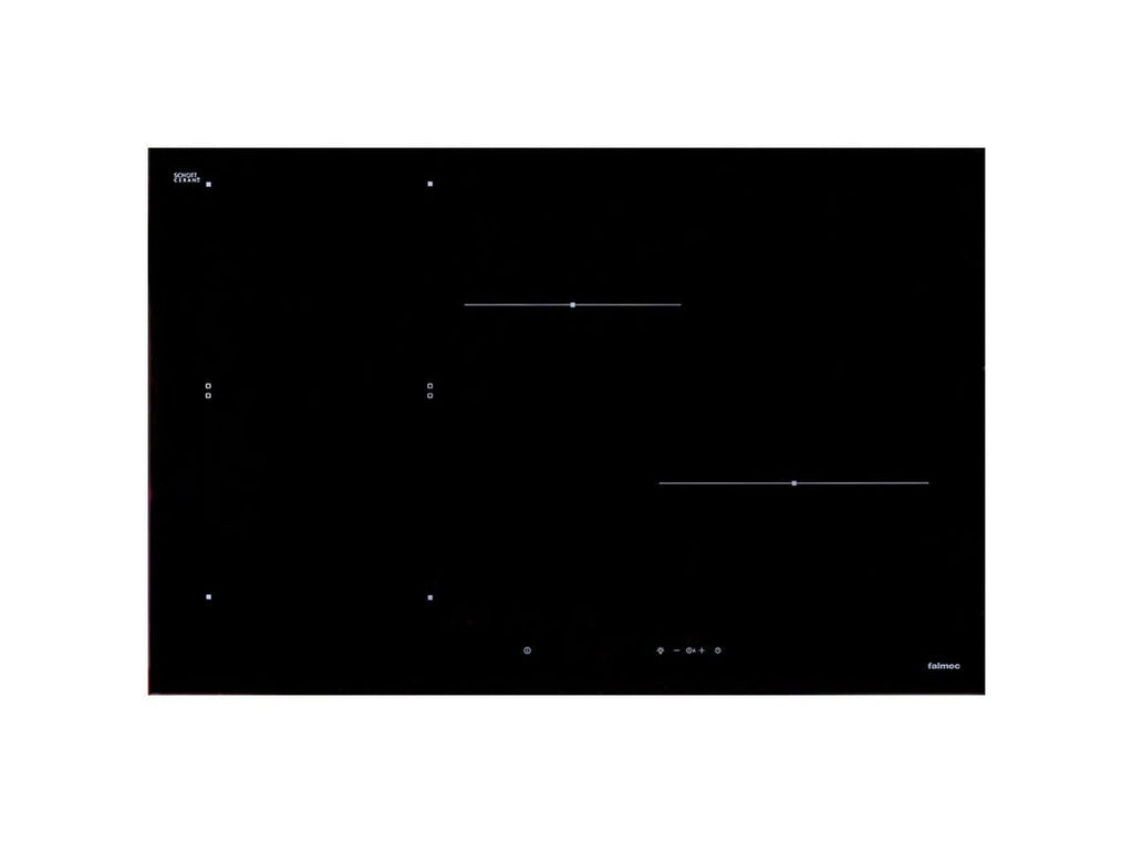 Falmec Induzione 78 cm COOKING SYSTEM Piano cottura a induzione cm 78 - vetroceramica nero lucido