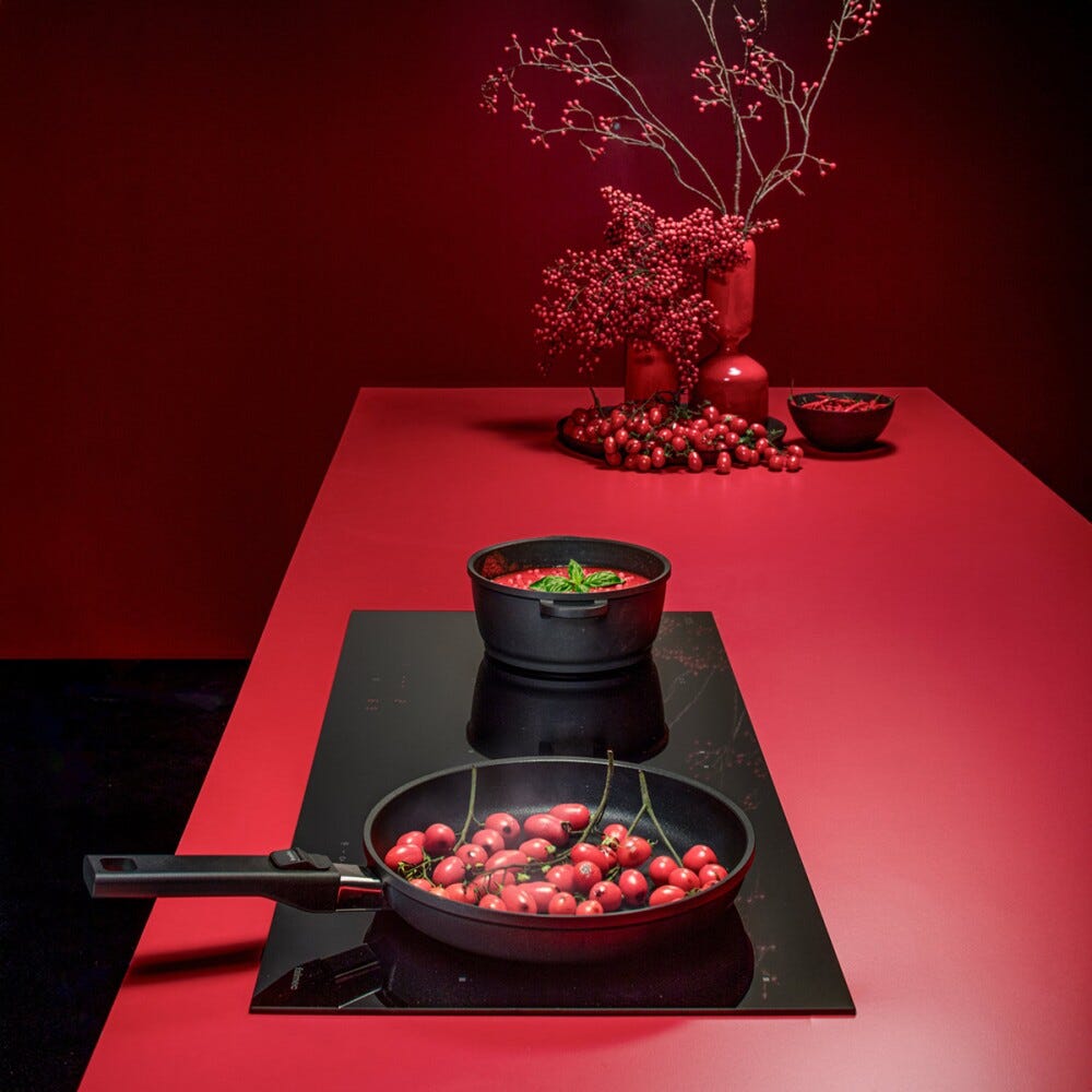 Falmec Induzione 88 cm (panoramico) COOKING SYSTEM Piano cottura a induzione cm 88 (panoramico) - vetroceramica nero lucido