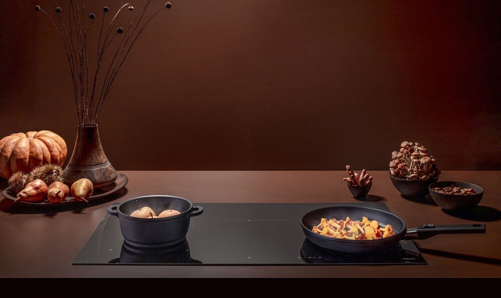 Falmec Induzione 90 cm COOKING SYSTEM Piano cottura a induzione cm 90 - vetroceramica nero lucido