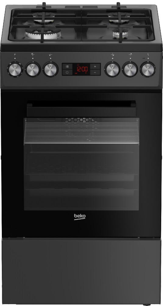 Beko FSM51330DAOT Cucina da accosto cm. 50 - 4 fuochi gas + 1 forno elettrico - antracite