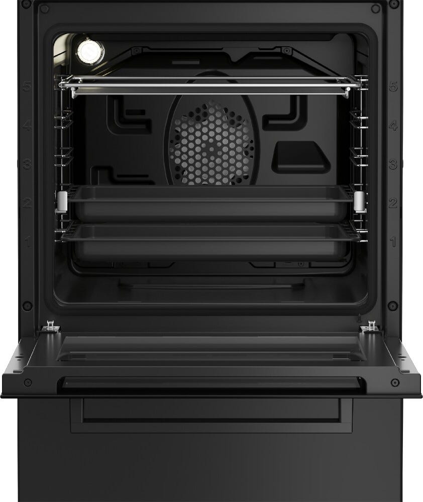 Beko FSM51330DAOT Cucina da accosto cm. 50 - 4 fuochi gas + 1 forno elettrico - antracite