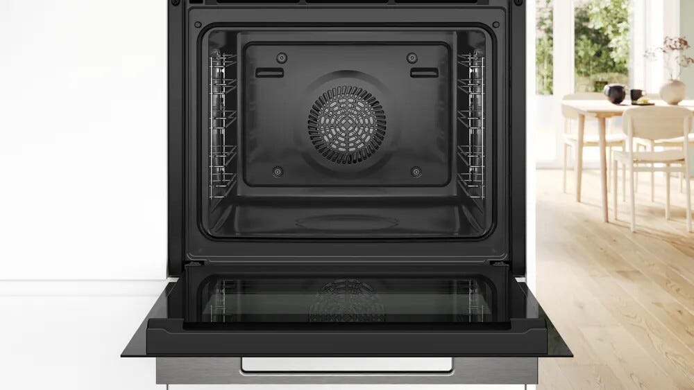 Bosch HSG7261B1 8 Forno combinato a vapore cm. 59 - vetro nero