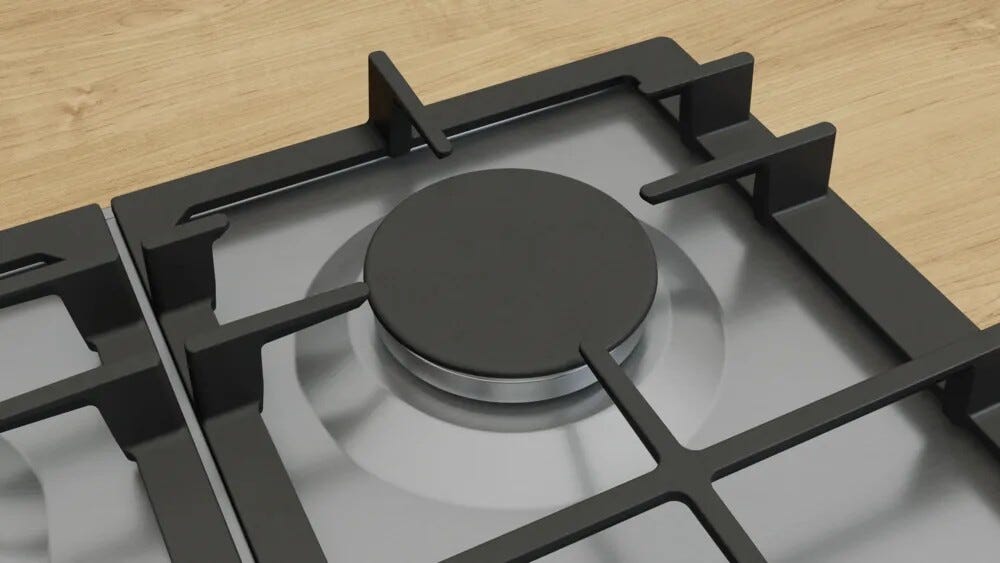 Bosch PCS7A5I90 6 Piano cottura a gas cm. 75 - inox
