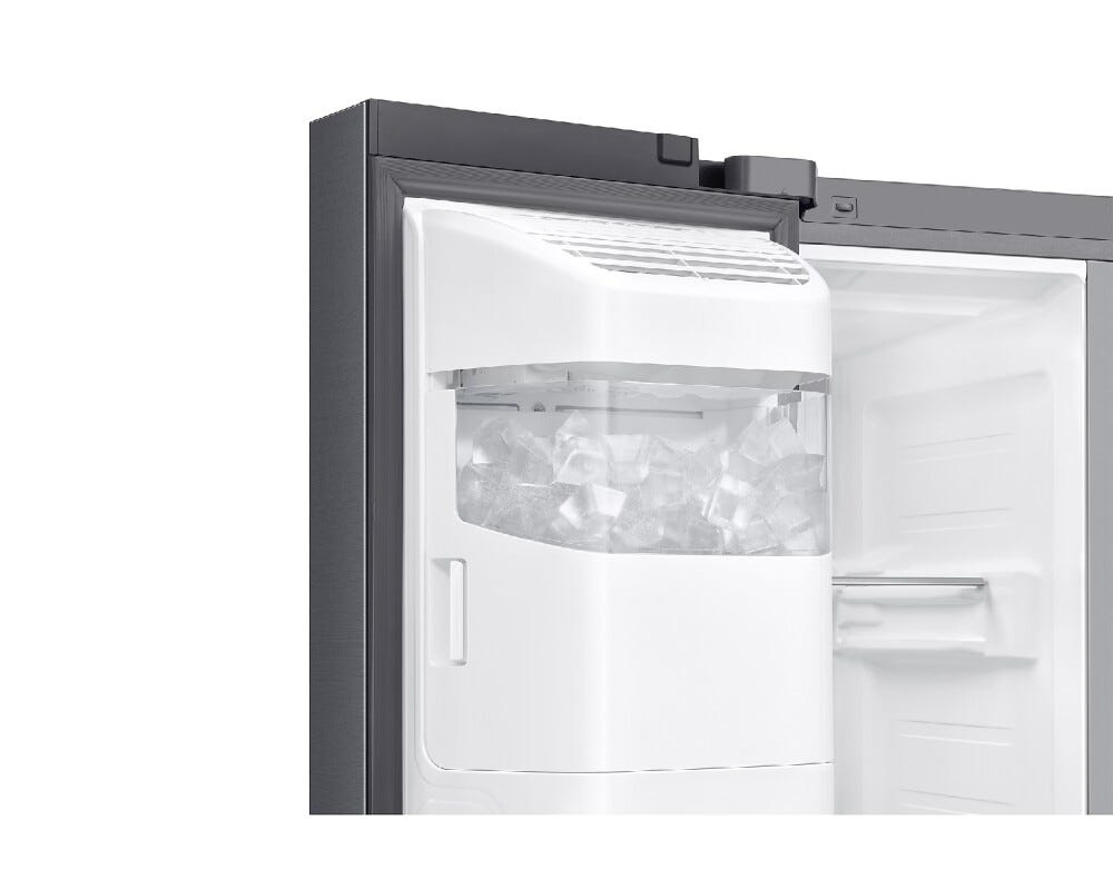 Samsung RS80F66KBFEF Frigorifero con congelatore side by side cm. 91 h. 178 - lt. 634 - black