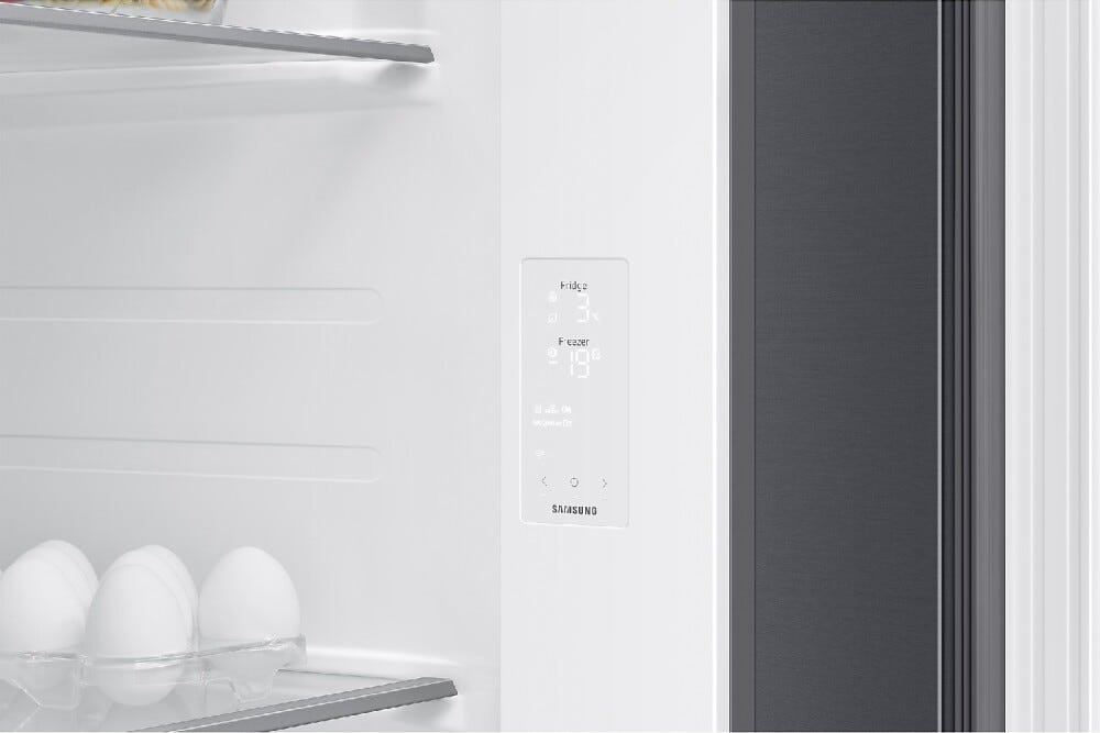 Samsung RS80F66KBFEF Frigorifero con congelatore side by side cm. 91 h. 178 - lt. 634 - black