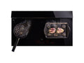 Falmec BRERA 90 COOKING SYSTEM Piano cottura a induzione cm 90 in vetroceramica nero lucido con cappa integrata da 800 m3/h