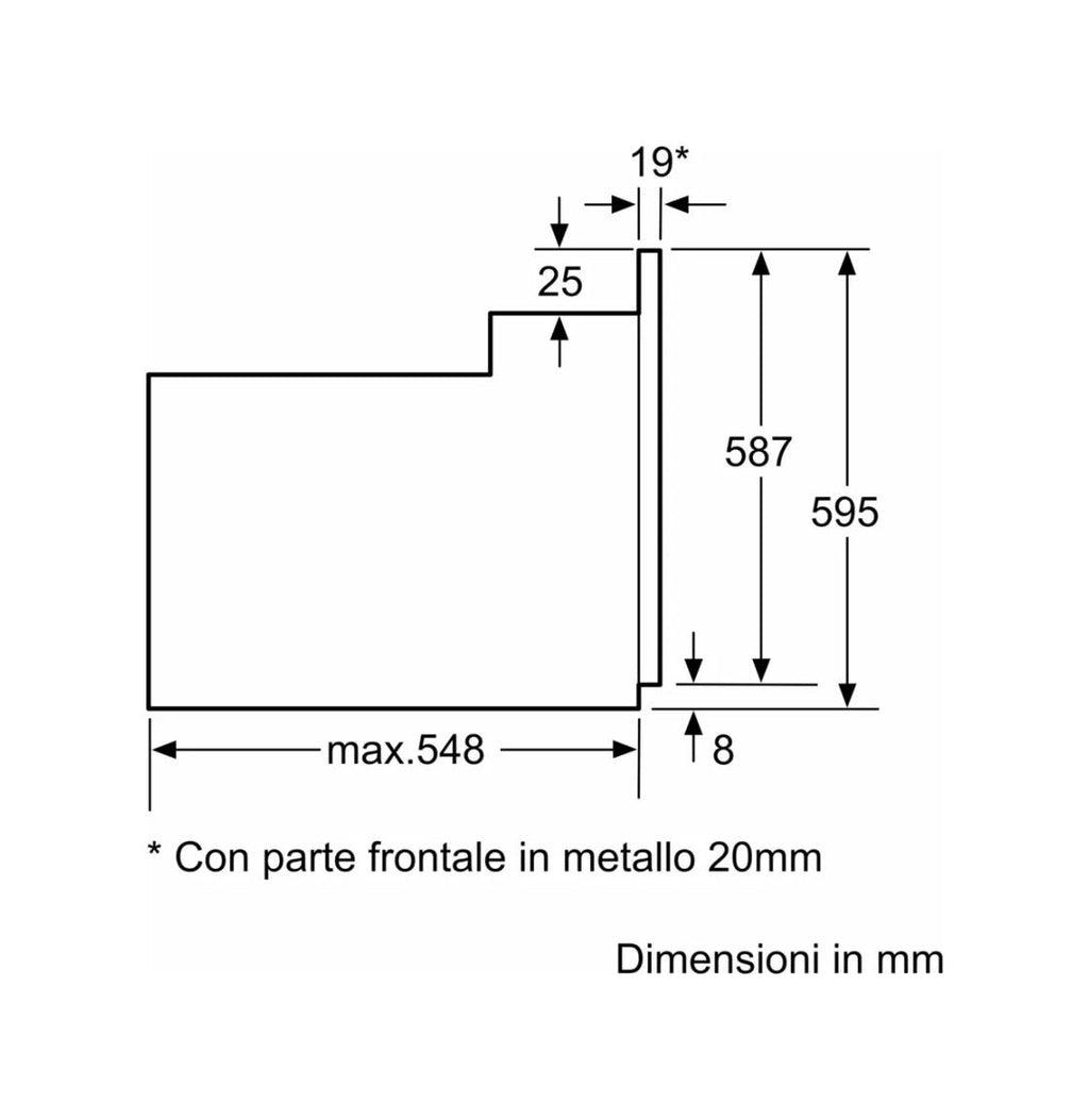 Bosch HBF011BA2 2 Forno elettrico cm 59 - nero