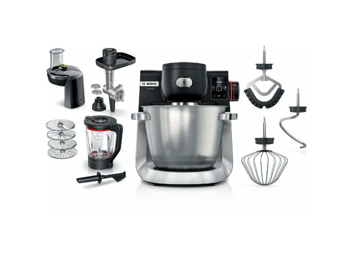 Bosch MUMS6ZS34 6 Planetaria da 5.5 l - inox / nero