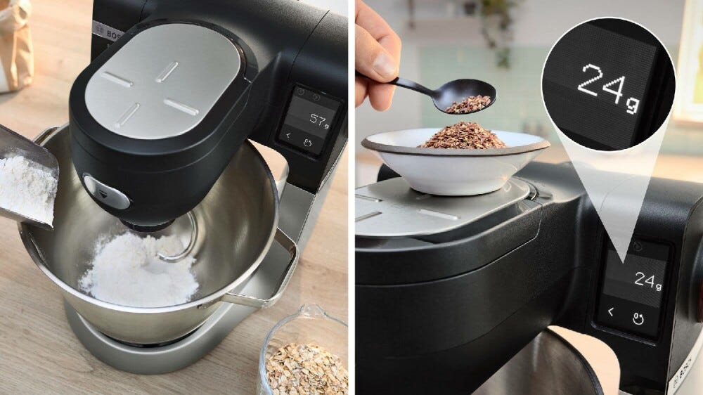Bosch MUMS6ZS34 6 Planetaria da 5.5 l - inox / nero