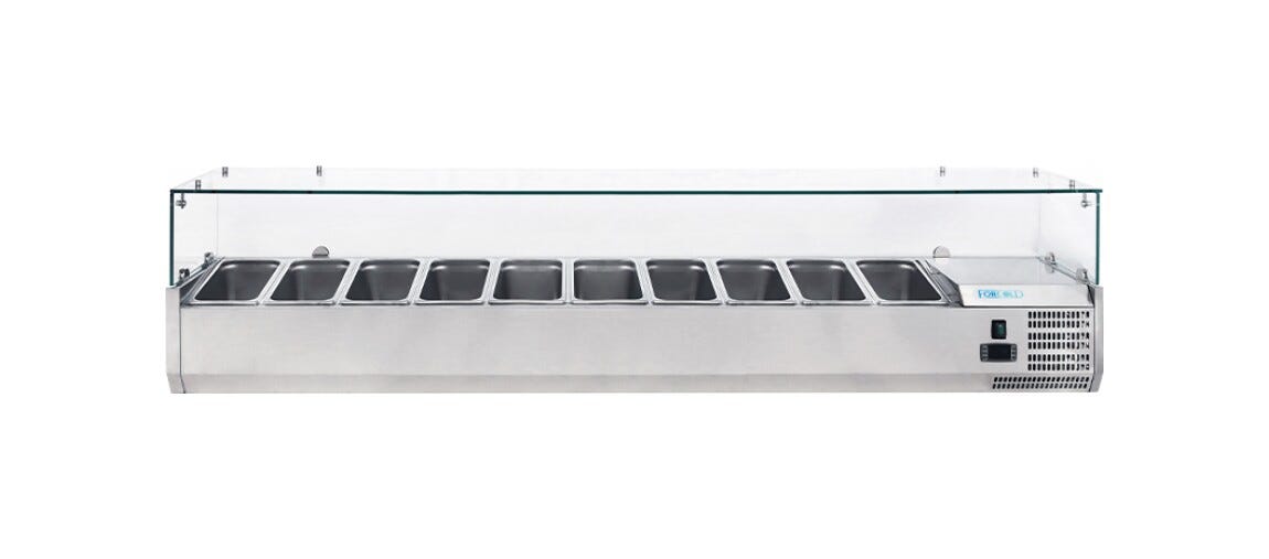 Fimar G-VRX2000-330 FORCOLD Vetrina refrigerata pizza statica - inox