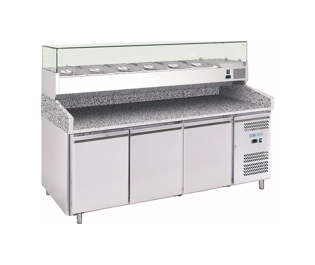 Fimar G-PZ3600TN-FC FORCOLD Banco pizza refrigerato ventilato lt. 580